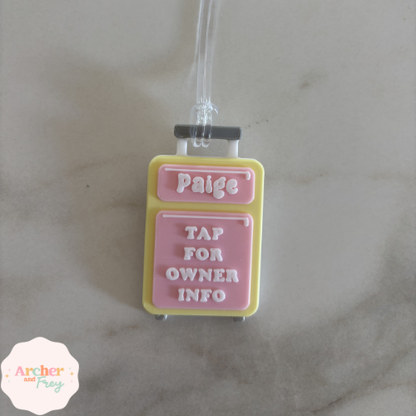 Scannable Luggage Tag NFC